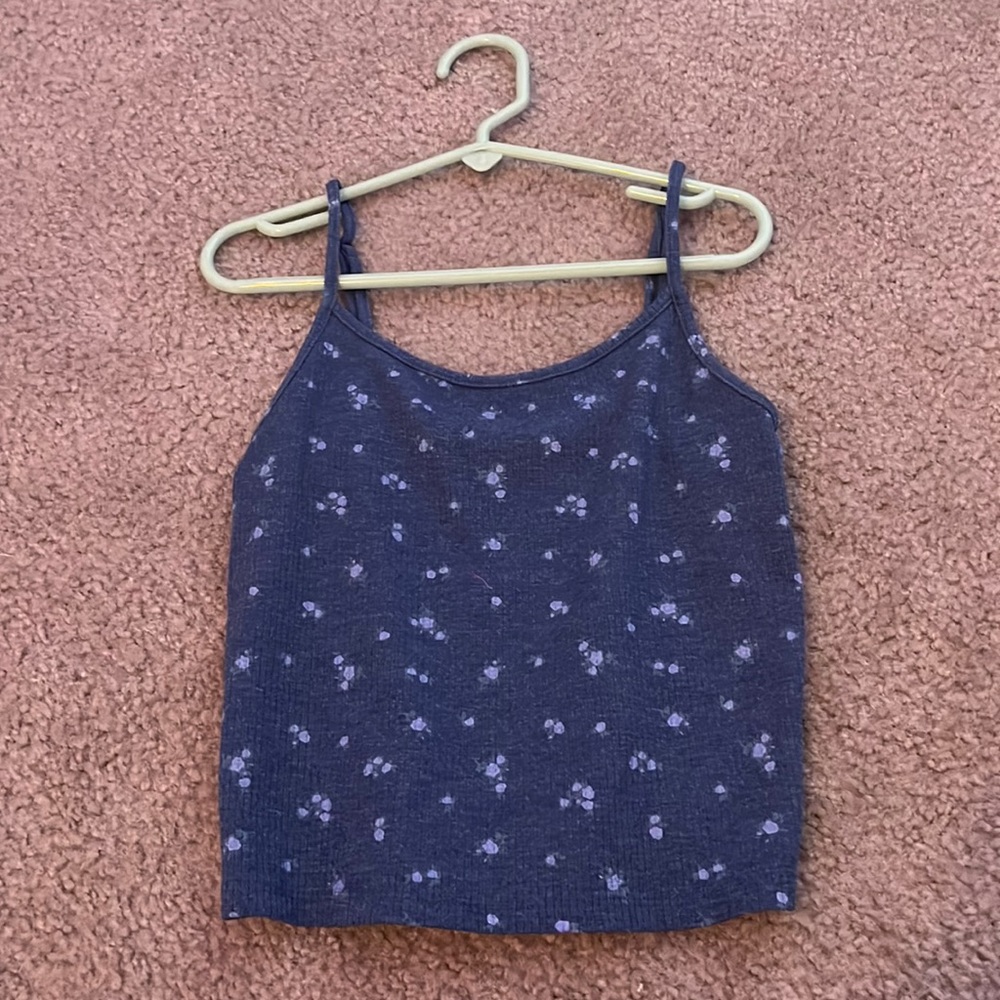 American eagle flower printed croptop